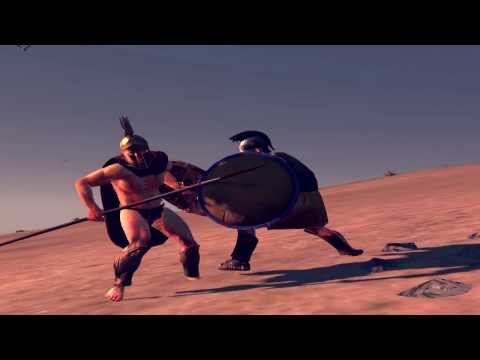 Leonidas(300) vs Achilles Rome2 TW Duel (Deadliest Total Warrior)