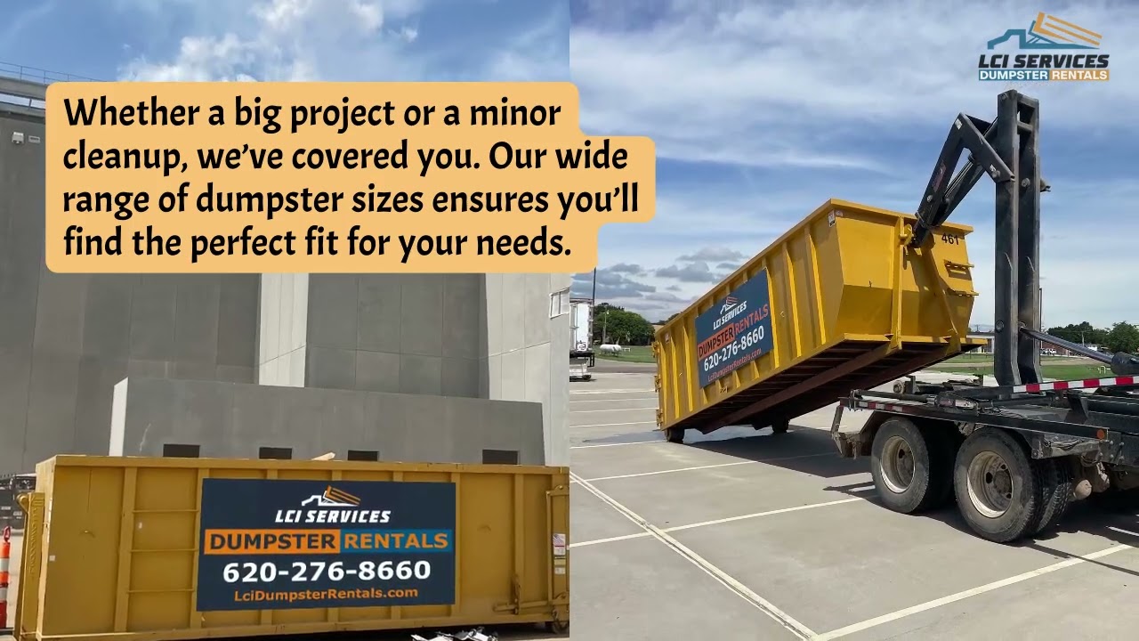 Dumpster Rental Service in Garden City KS - LCI Services Dumpster Rentals