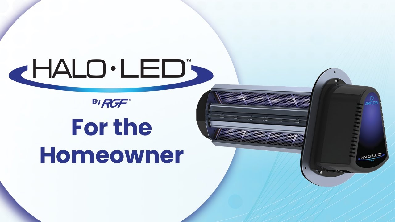 RGF's HALO LED whole home air purification system Homeowners