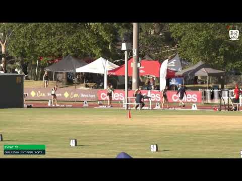 Girls U15 200m Timed Final 3: 2023-24 State Track and Field Championships