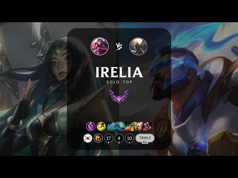Irelia Top vs Pantheon - KR Master Patch 13.11