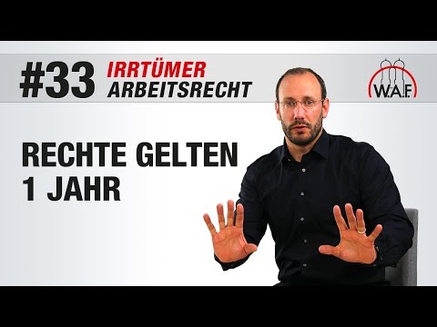 Arbeitsrecht Irrtümer #33 - Bei Betriebsübergang gelten alle Rechte nur noch 1 Jahr