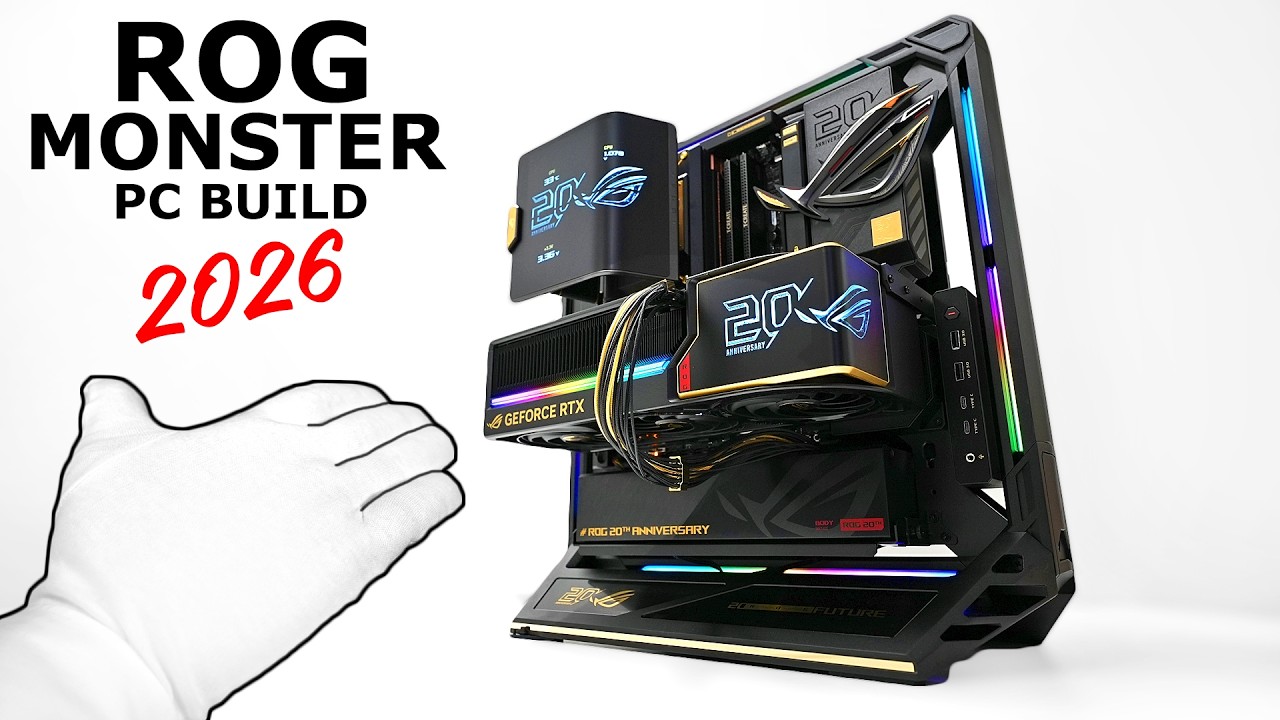 Building ROG Monster Gaming PC Setup for 2026 (20th Anniversary)