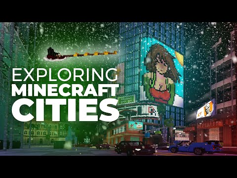 Festive Minecraft Cities - A Flushmas Adventure!