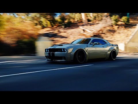 BLVCK COBRV - Rockstar (Slowed Reverb) [Use Headphones for bass] Dodge Challenger SRT LBWK Video