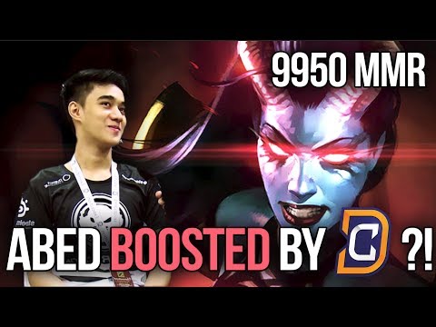Abed 9950 MMR World Record - Boosted by Team DC? 😱😱 [Dota 2]