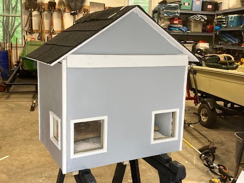 Insulated Outdoor Feral Cat House Build