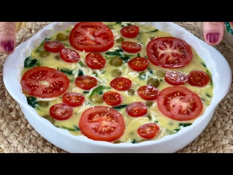 Quiche aux Epinards Sans Pâte Facile et Rapide à faire #délicieux #recette