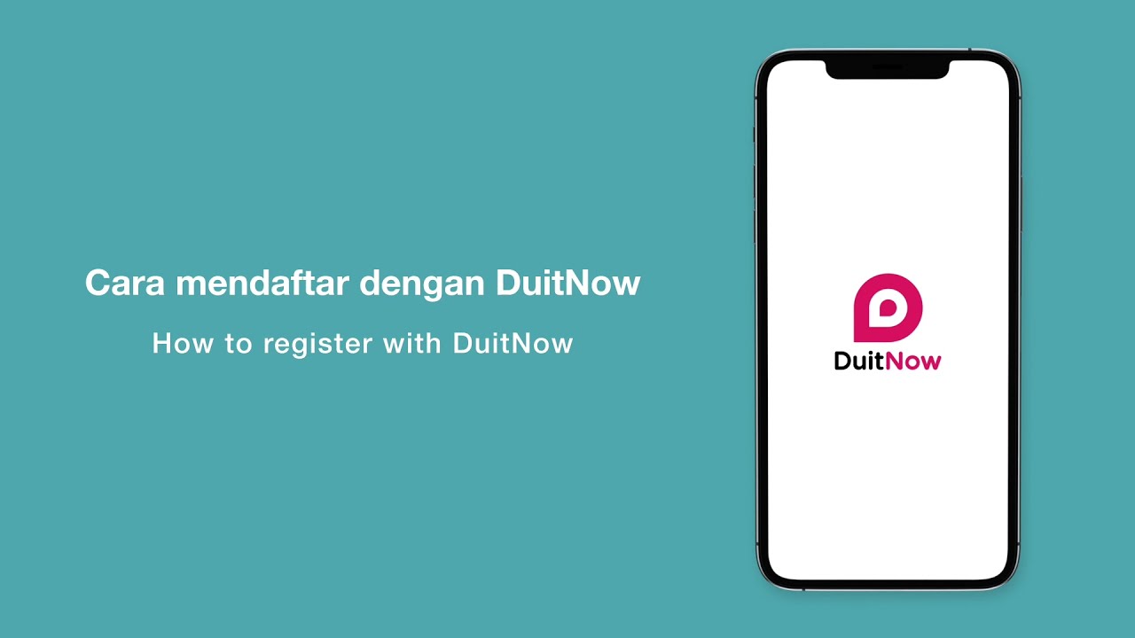 Cara mendaftar dengan DuitNow