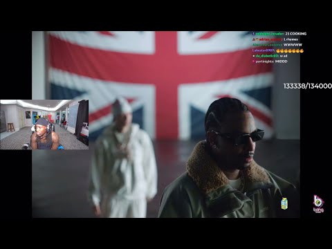 Kai Cenat reacts to Central Cee & 21 Savage - GBP (official music video)