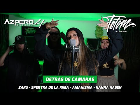 Detrás de Cámaras - Azpero Session 4 Zaru X Spektra de la Rima X Amanisma X Hanna Hasen