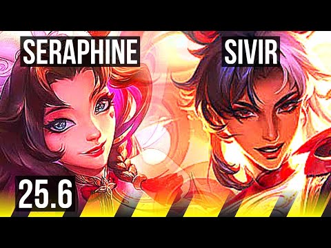 SERAPHINE & Senna vs SIVIR & Lulu (ADC) | 5/1/10, 900+ games | KR Diamond | 25.6