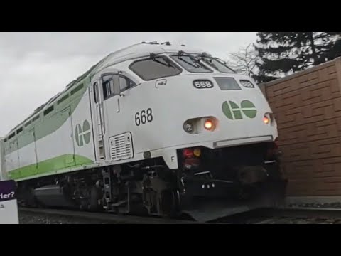 GO 331 with 668 departing Clarkson