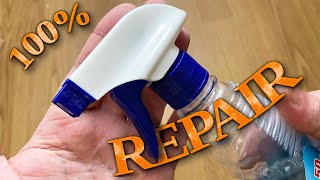 🛠 How to REPAIR SPRAY WATER BOTTLE PUMP hand shower. Unique problem