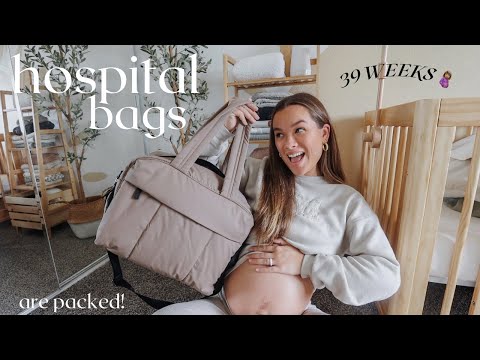 WHAT'S IN MY HOSPITAL BAG 2023 | first baby 👶🏽