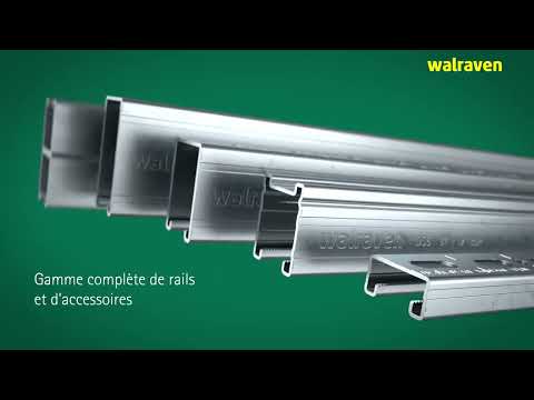 Rail de montage RapidStrut perforé WALRAVEN