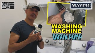 How to Replace Drain Pump - Maytag Washing Machine (Phillips Vision Episode 156)