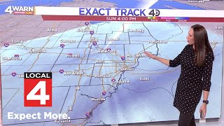 Metro Detroit weather forecast Jan. 25, 2026 -- 5 p.m. Update