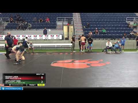 High School Boys 106 Anthony Isek Betterman Elite Wrestling Vs Isaiah Lara Rebel Wrestling Club