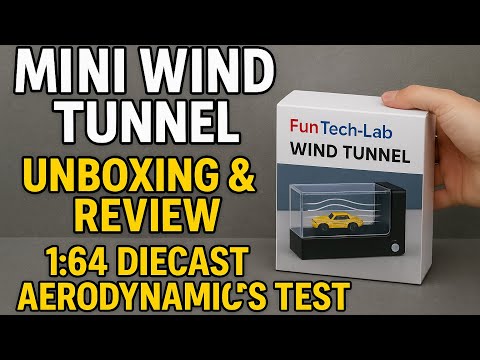 Diecast Car Wind Tunnel? Unboxing & Testing the Fun Tech-Lab Mini Wind Tunnel