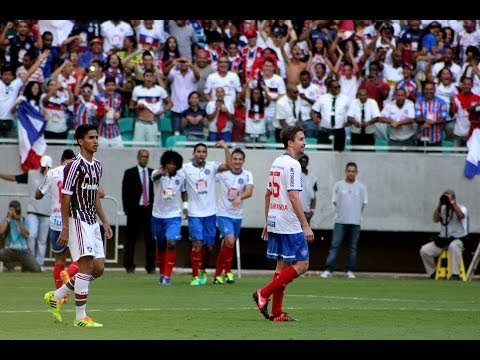 Bahia 1 X 2 Fluminense. Gols de Wiliam Barbio, Wagner e Samuel. (8/12/2013)