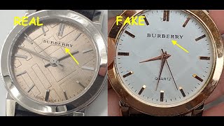 Download the video "Burberry watch real vs fake. How to spot fake Burberry wrist watches"