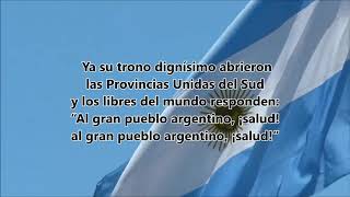 "Himno nacional argentino" (con letra)