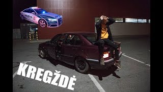 DRIFTAS MIESTE / SUSTABDĖ POLICIJA / SPROGO PADANGOS | VLOGAS