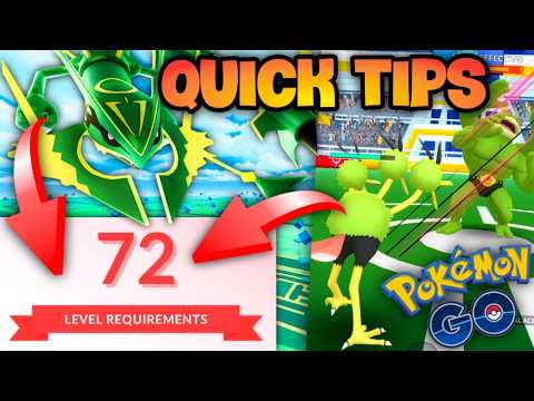 *LEVEL 71 KURZTIPPS 200 SUPER EFFEKTIV IN MINUTEN & MEGA RAYQUAZA FÜR STARDUST* Pokemon GO Neuigk...