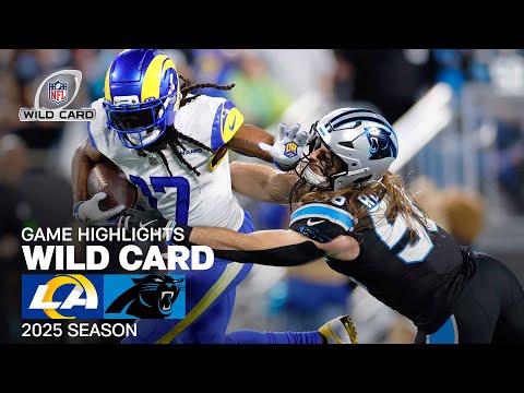 Los Angeles Rams vs. Carolina Panthers Game Highlights | NFL 2025 Season Wild Card