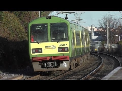 Dart Train number 8607 - Howth Junction Station, Dublin