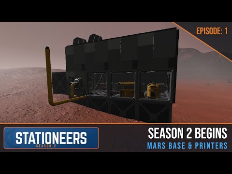 Mars Survival Begins | 365-Day Challenge | Stationeers Season 2 Ep1