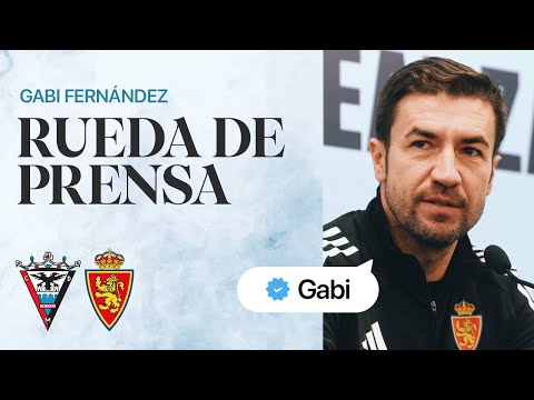 RUEDA DE PRENSA | Gabi Fernández, en la previa | Real Zaragoza