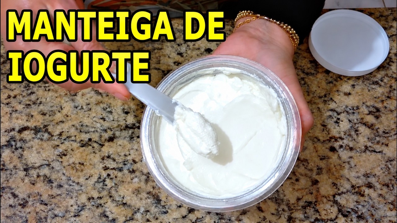 Como Fazer Manteiga de Iogurte Pura Caseira 🧈💛 #Laticiníos 💖 MARILENE SARAH FIALHO