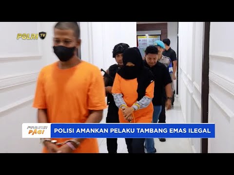 POLRES PARIGI MOUTONG AMANKAN 2 PELAKU TAMBANG EMAS ILEGAL