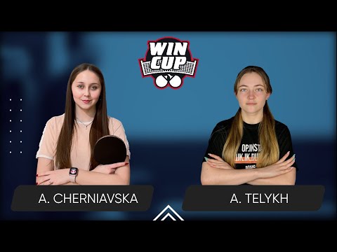 15:00 Alina Cherniavska - Anastasiia Telykh West 3 WIN CUP 20.08.2024 | Table Tennis WINCUP