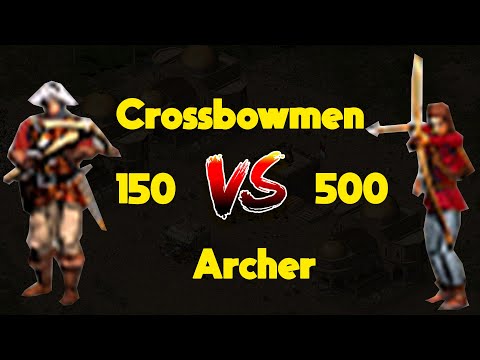 crossbowmen150 VS 500 Archer