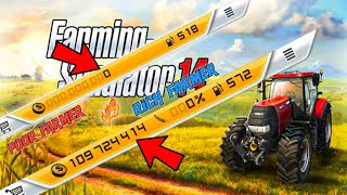 Poor vs Rich Farmer in fs14 | Poor vs Rich | Farming Simulator 14 | Timelapse |