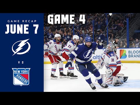 Rangers @ Lightning Game 4 Review 6/7/22 | TIED UP!!!