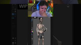 Fizeram um personagem 3D do Bistecone 😂