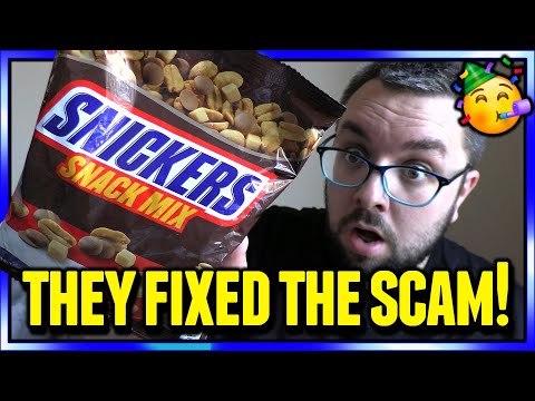 THEY FIXED IT! Snickers Snack Mix is NOT a scam!