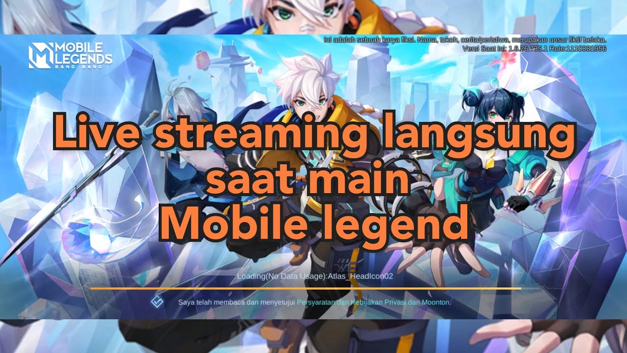 cara live streaming YouTube atau Facebook langsung saat main mobile legend.tanpa aplikasi tambahan