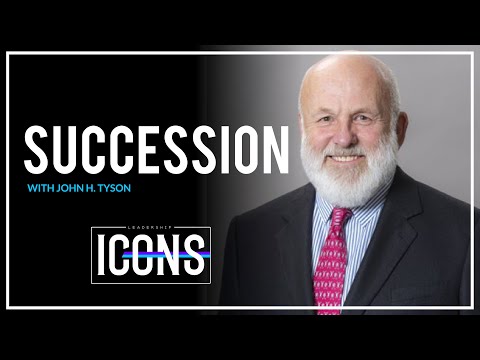 John H. Tyson on Succession