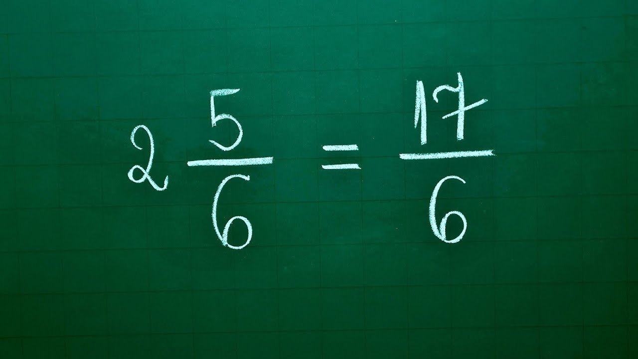 NÚMERO MISTO PARA FRAÇÃO IMPRÓPRIA - Professora Angela Matemática