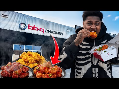 Trying The #1 FRIED CHICKEN In LA BB.Q Chicken