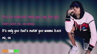 Chris Brown - Roses Turn Blue [LYRIC VIDEO]