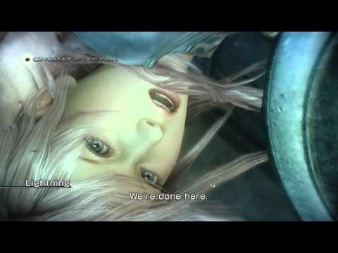 Final Fantasy 13-2,first Cinematic Action,Lighting vs Caius Ballad