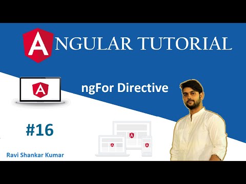 Angular Tutorial 16 Ngfor Directive Angular Tutorial For Beginners