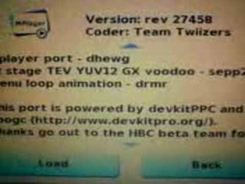 comment installer mplayer wii