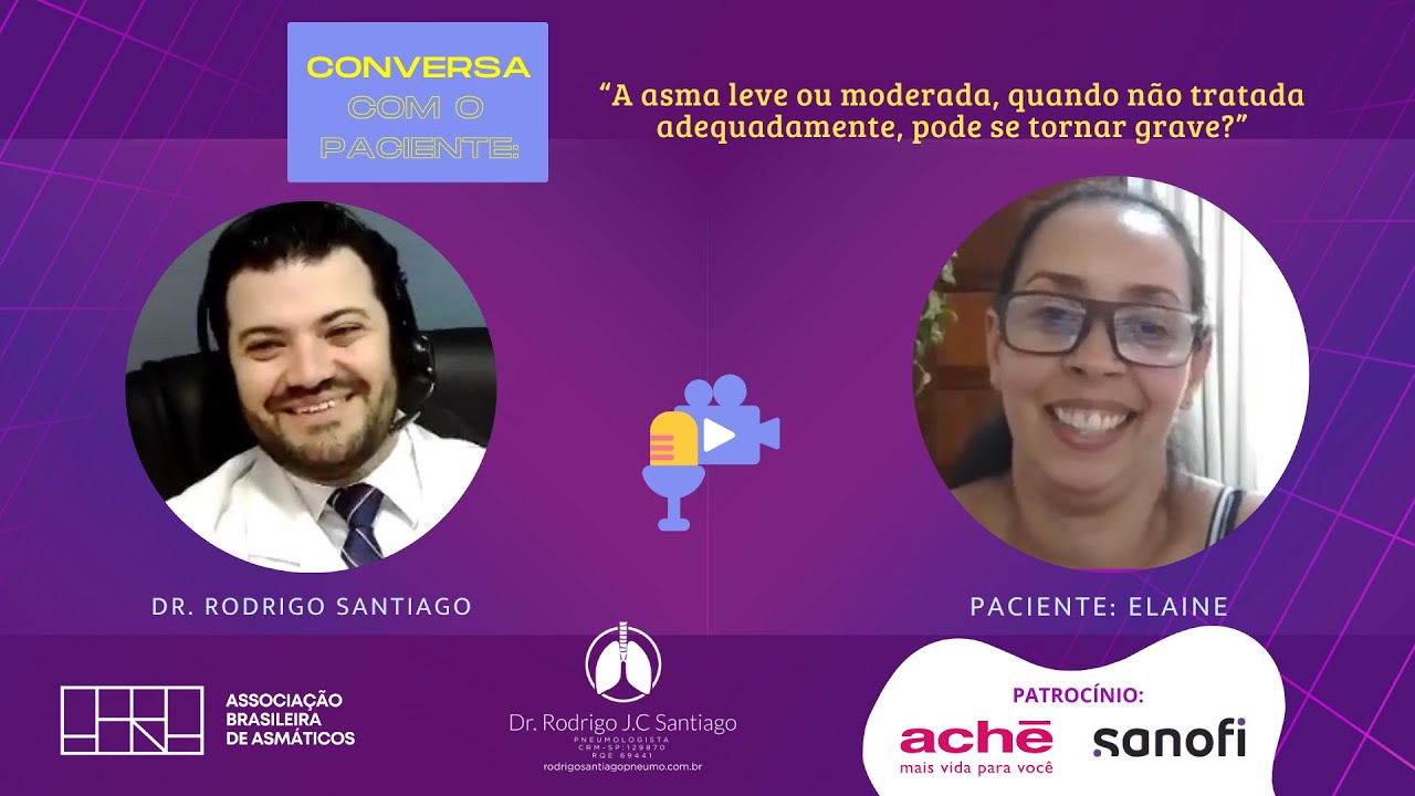 A asma leve ou moderada, quando não tratada adequadamente, pode se tornar grave? Dr Rodrigo Santiago